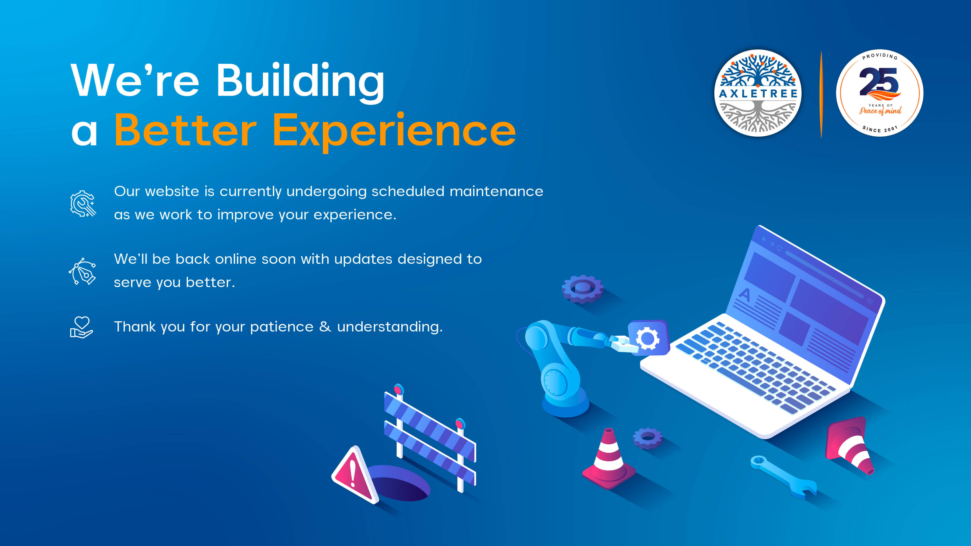 We're building a better experience